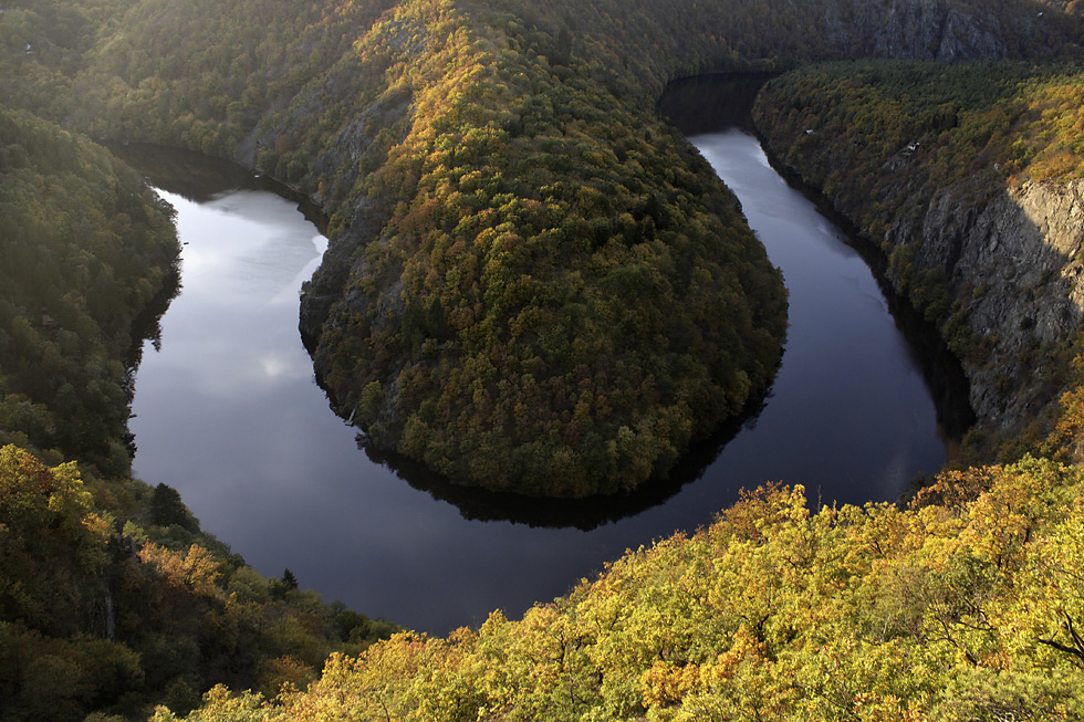 Meandr Vltavy pod Mjem - vt formt