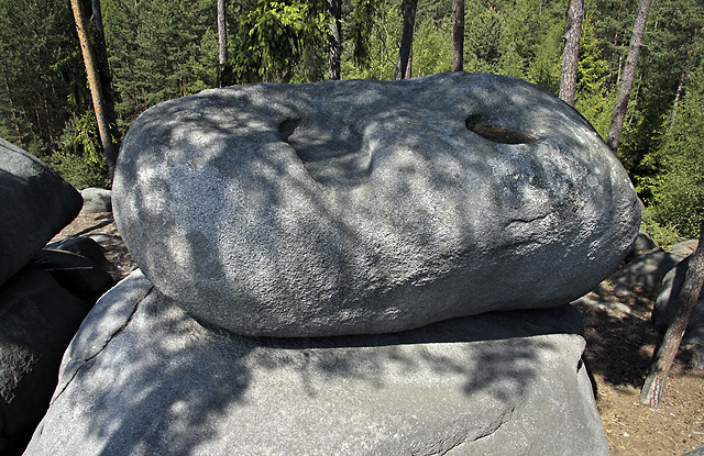 "Rocking Stone" from above - smaller format