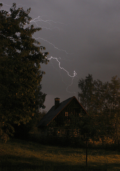 Night storm - smaller format