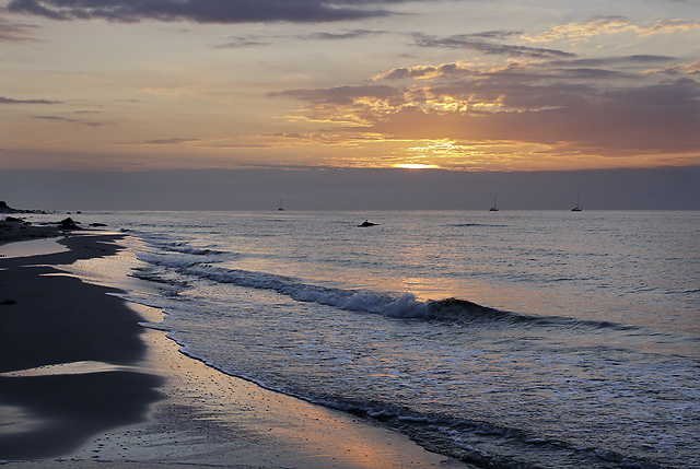 Evening on the shore - smaller format