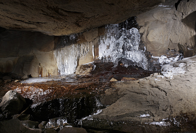 In the "Salamander" cave - smaller format