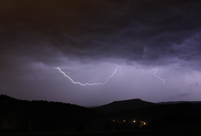 Lightnings over "Osta" - smaller format