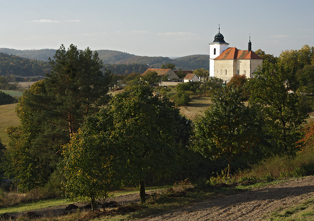 Kostel ve Vysokém Újezdu - menší formát
