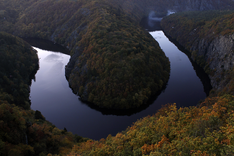 Meandr Vltavy pod Mjem - vt formt