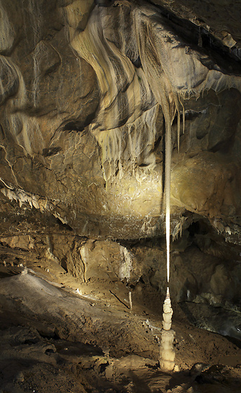In the "Punkva cave" - smaller format