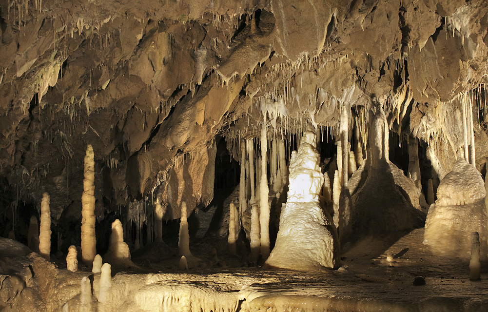 In the "Punkva cave" - larger format