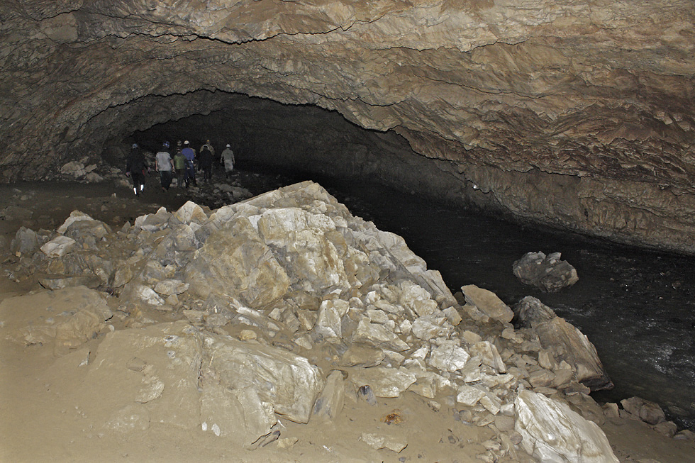 In the cave - larger format