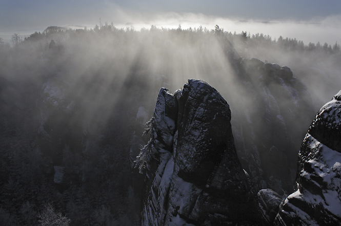 On the rock - smaller format