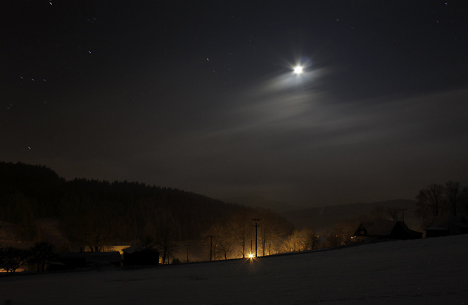 Night at "Hlavov" - smaller format