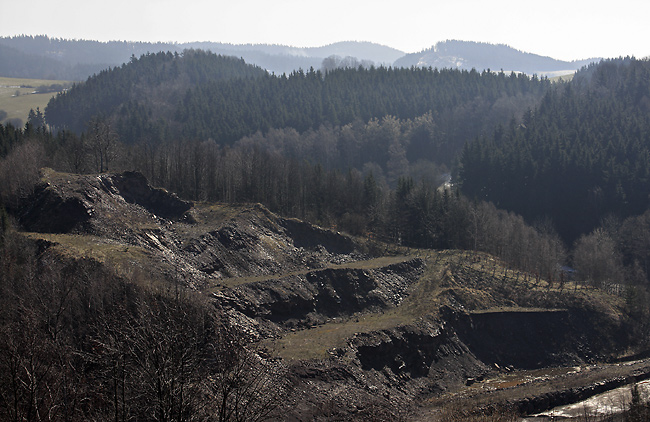 Over the quarry - smaller format