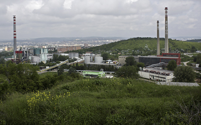 Industriln panorama - men formt