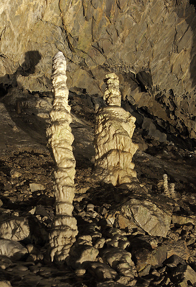 Stalagmity - men formt