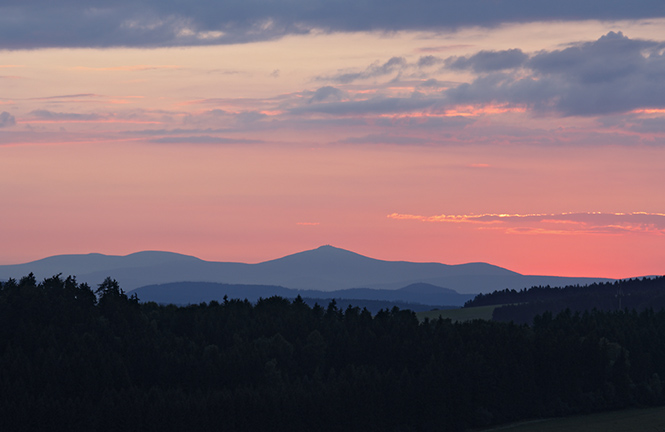 Evening at "Hlavov" - smaller format