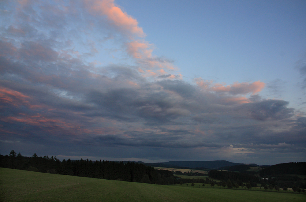 Evening at "Hlavov" - larger format