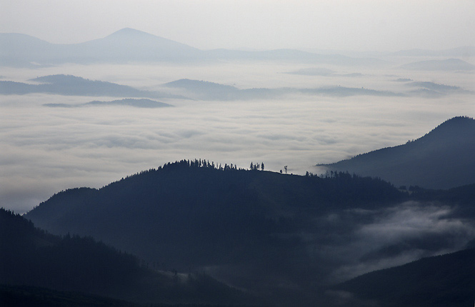 Inversion clouds - smaller format