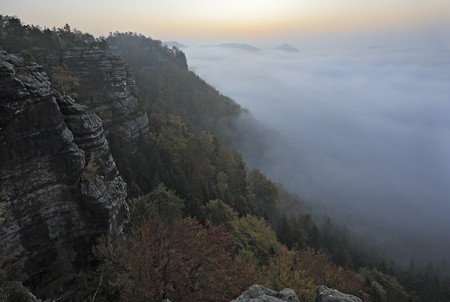 Rocks over clouds - smaller format