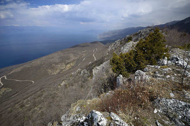 Ochridsk jezero - men formt