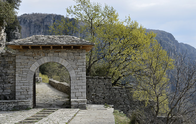 Entrance to the monastery - smaller format
