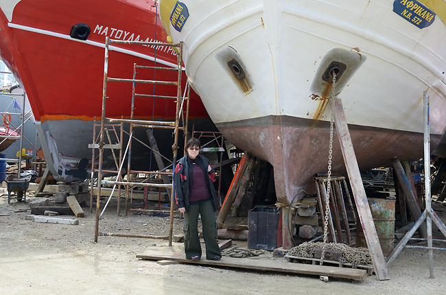 In the dockyard - smaller format