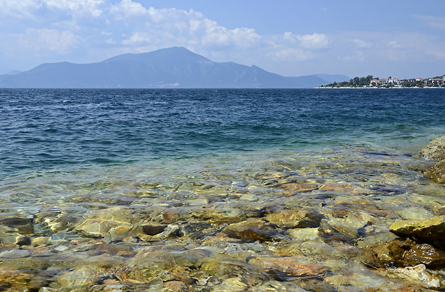 At the seashore - smaller format