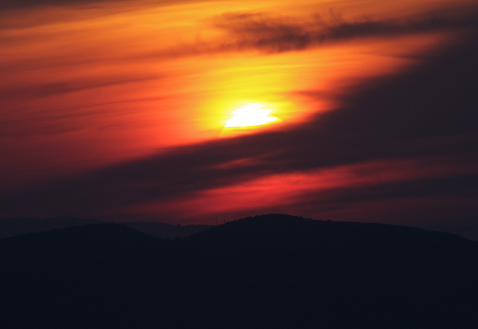 Through the clouds - larger format
