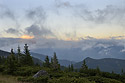 Evening on mountains - main link