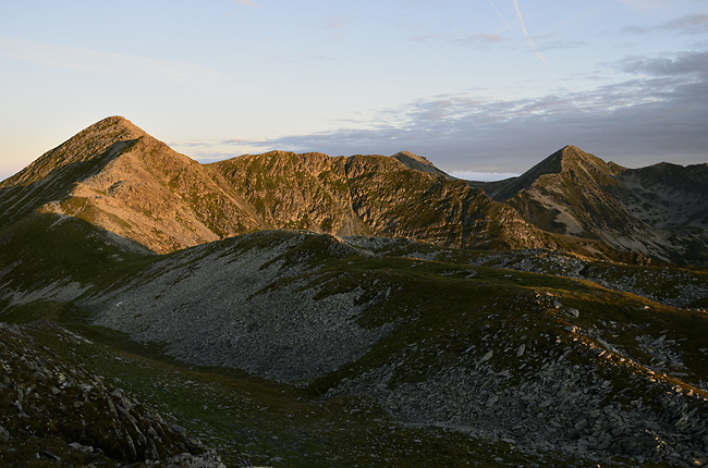 Gold-plated mountains - smaller format