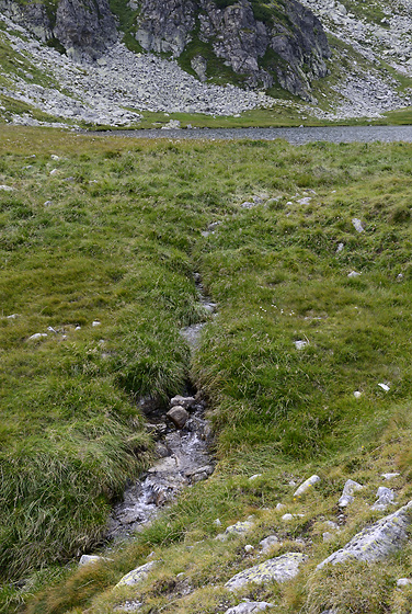 Outflow from the lake - smaller format