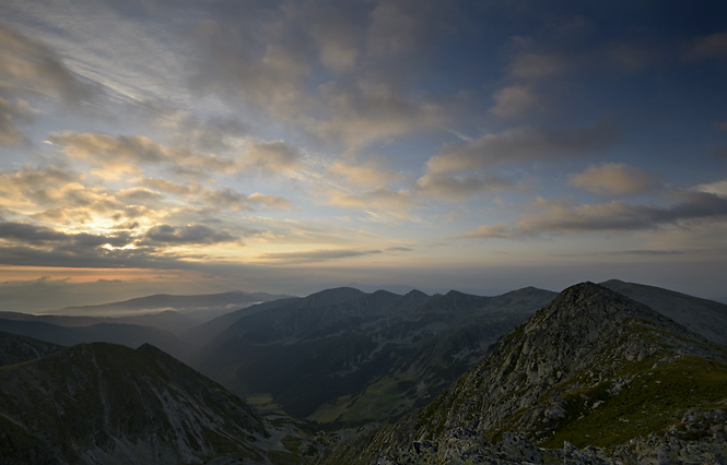 Morning on mountains - smaller format