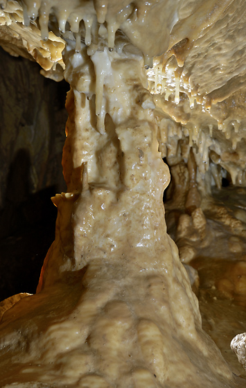 In the "Flowing cave" - smaller format