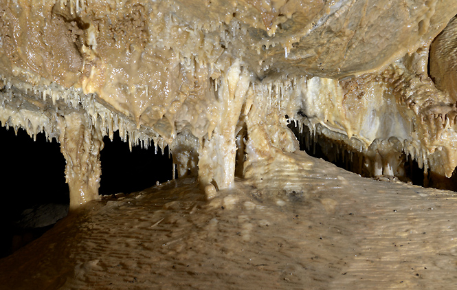 In the "Flowing cave" - smaller format