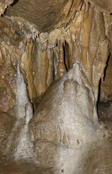 In the "Flowing cave" - smaller format
