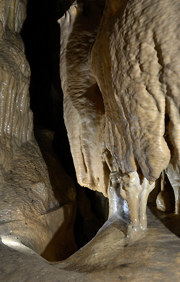 In the "Flowing cave" - smaller format