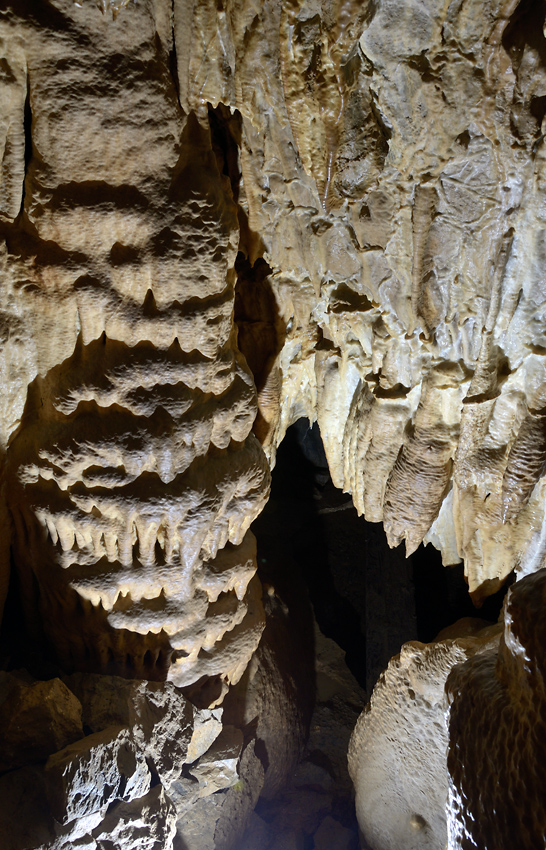 In the "Flowing cave" - larger format