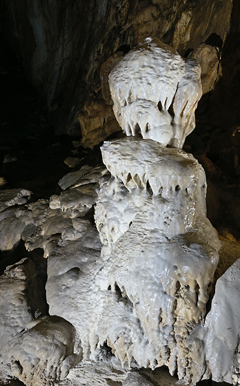 Stalagmit - men formt