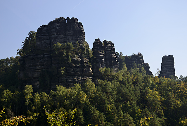 Rocks behind the "Pravice Gate" - smaller format