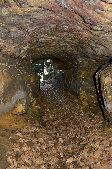 In the exploration adit - smaller format
