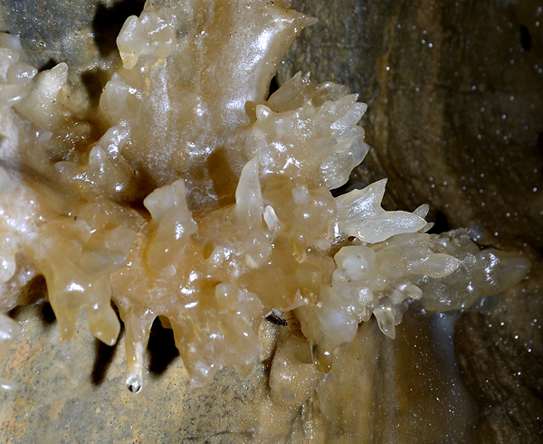 Eccentric dripstones - smaller format