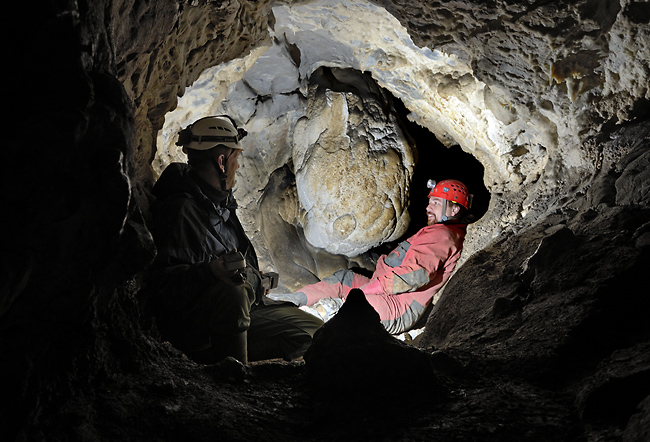 In the cave - smaller format