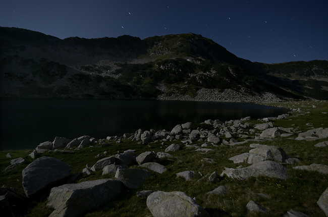 "Vlachinski Lake" in moonshine - smaller format
