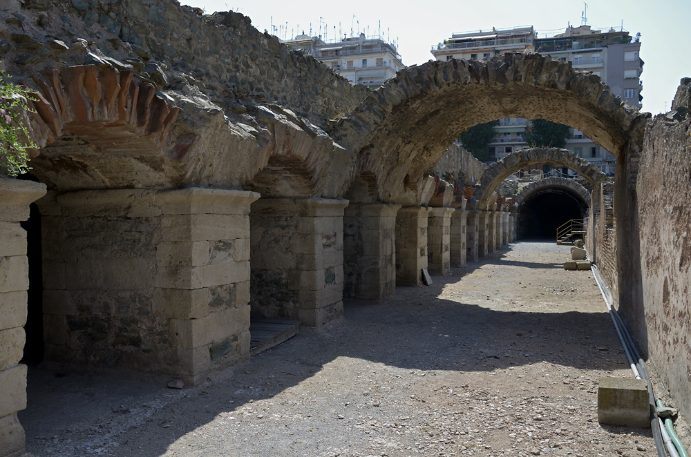 Římské ruiny v Soluni - větší formát