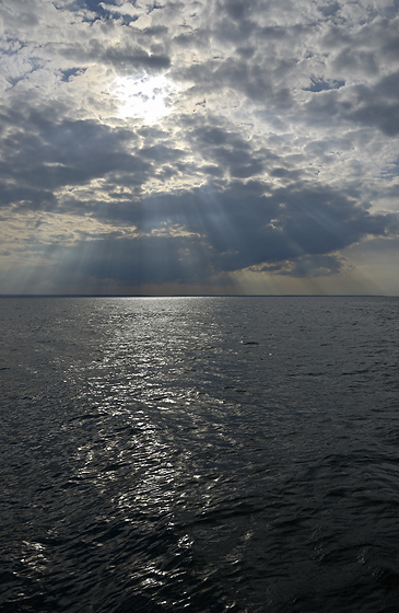 Sun over the sea - smaller format