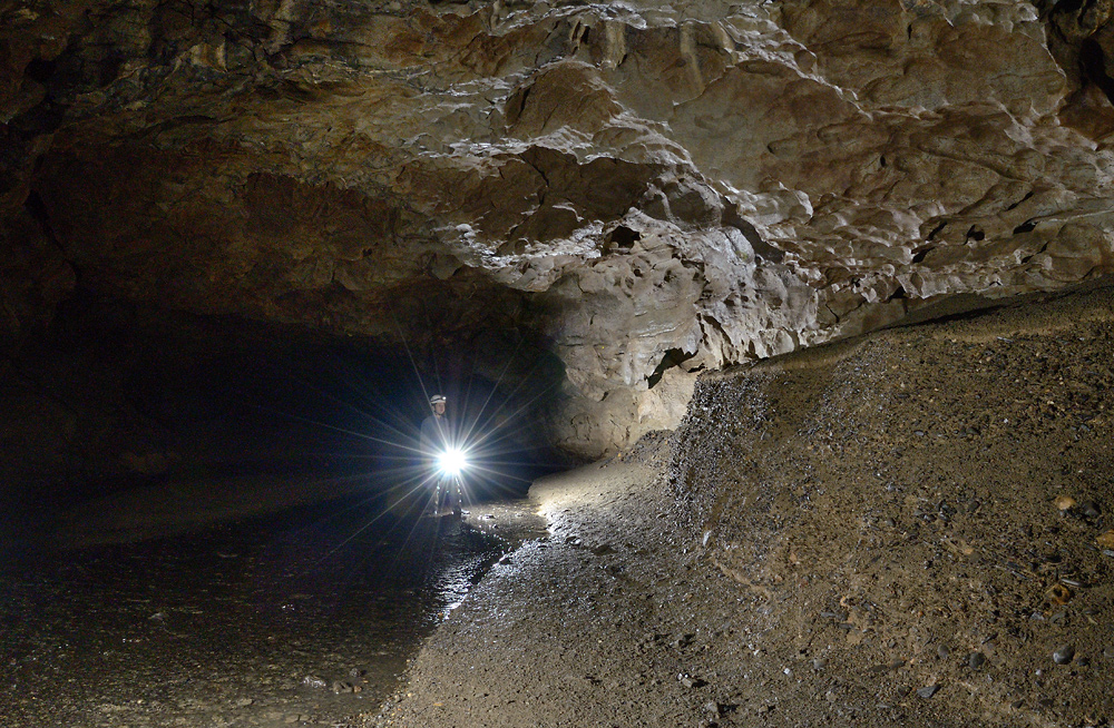 In the cave - larger format