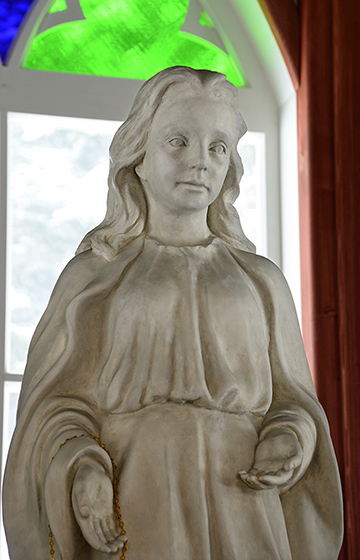 In the renewed chapel - smaller format