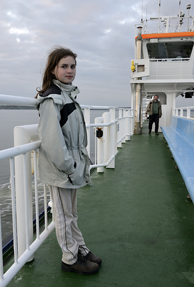 On the ferry - smaller format