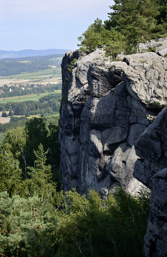 On the rock - larger format