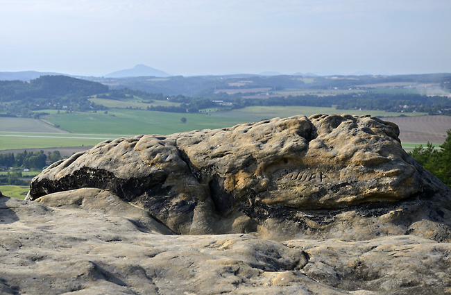 On the rock - smaller format