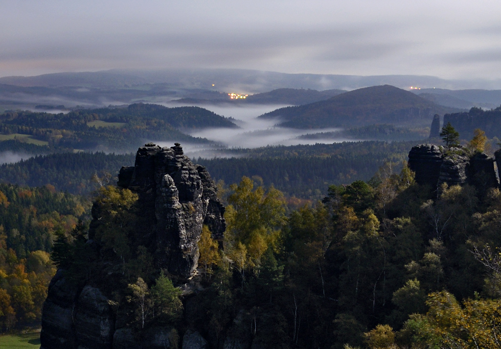 Fog over the "Kinice" - larger format