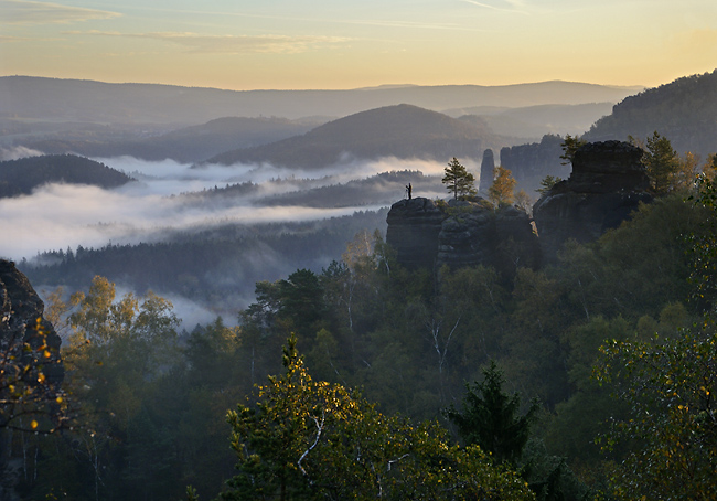 Fog over "Kinice" creek - smaller format