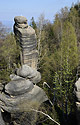 Rocky tower on the ridge - main link